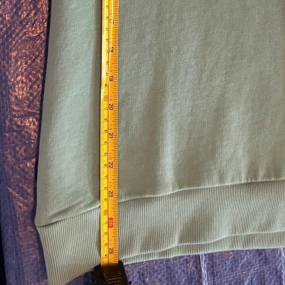 Jag Jeans Women's V-Neck Teal Hoodie Pullover - Picture 8 of 10